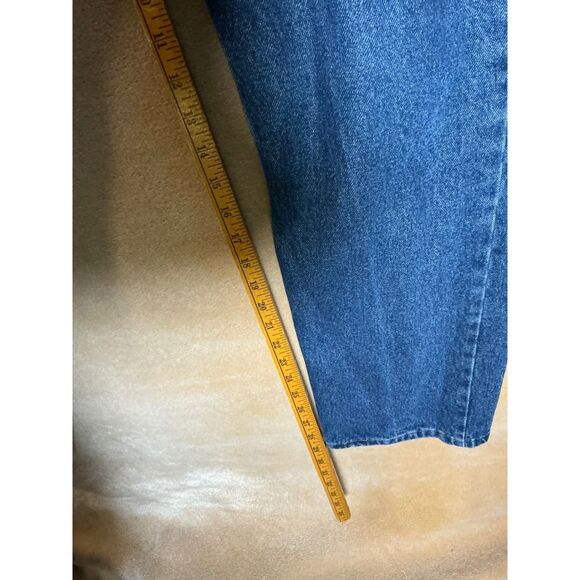 Wrangler Men's Blue Denim Jeans Size 33x32 Straight Leg Classic Fit Cotton - Picture 5 of 7